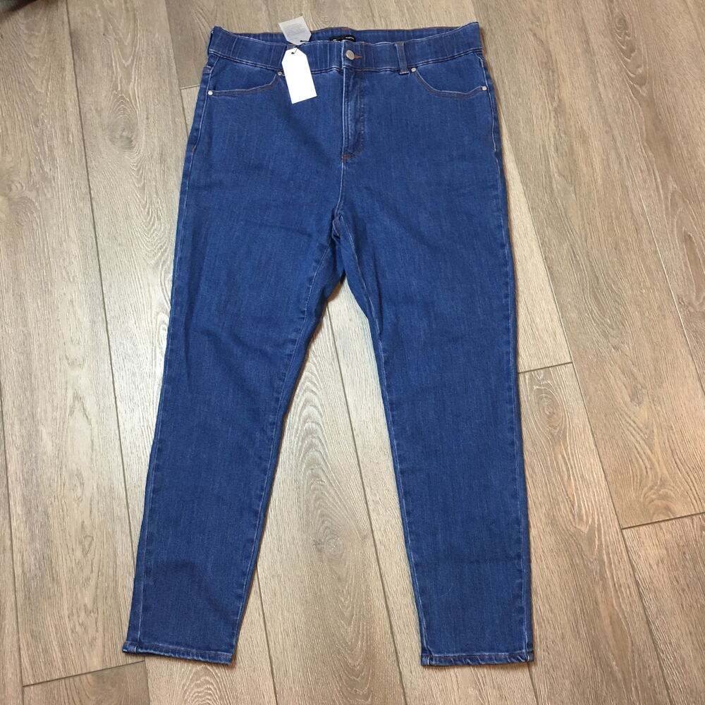 NWT Universal Standard Women Size 18 USPA0748 Riviera High Rise Skinny Jean 28"